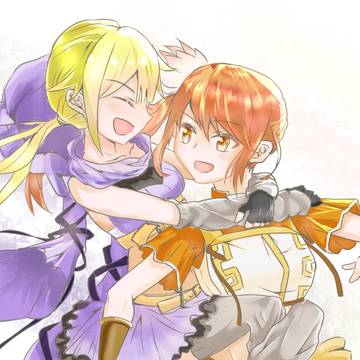 鶴乃ちゃんとフェリシアちゃん
