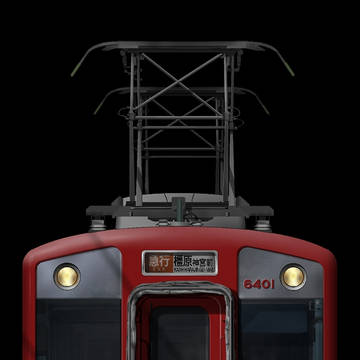 近鉄角屋根車(VVVF車、6400系列)