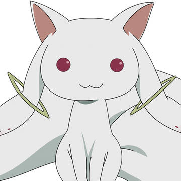 キュゥべえの目が苦手だから描き足してみた