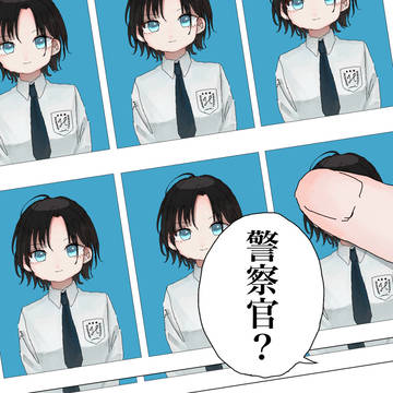 証明写真を撮るために黒髪にした透