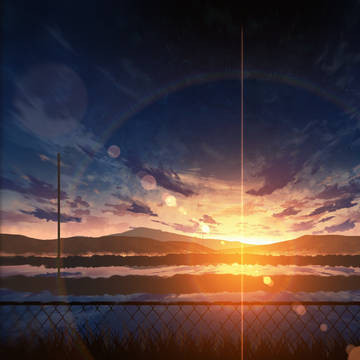 夕刻の街