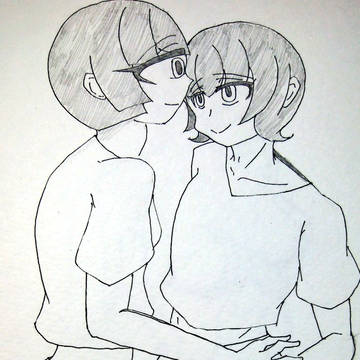 二人イラスト