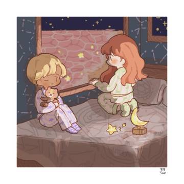 星が降る日,夜