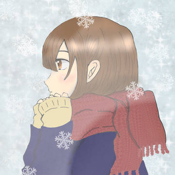 雪と女の子