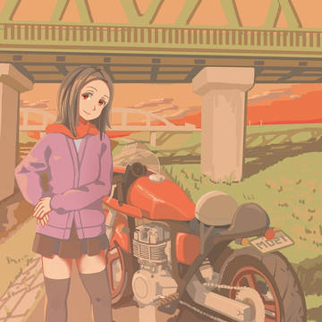 10年前のバイクイラストをリメイク【メイキング動画あり】
