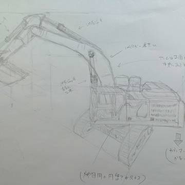 日本キャラピラー油圧ショベル352