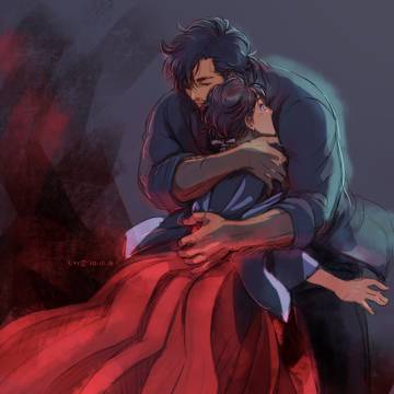 「朱に染まる」挿絵用kuroさんイラスト