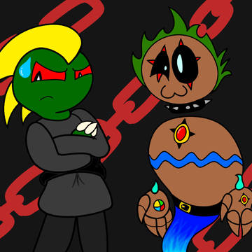 The villan and his pet