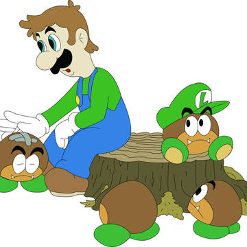 Luigi Galoombas Vector