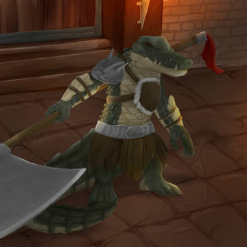 Croc the dungeon guardian