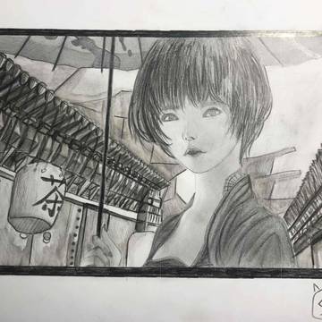 Wlop临摹加细小创作