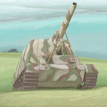 ドイツ軍 フンメル自走榴弾砲