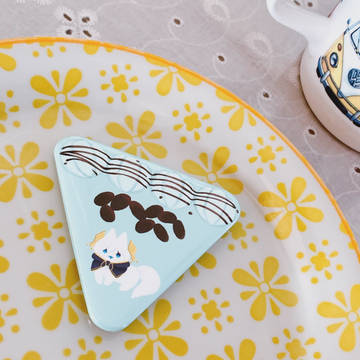 【通販始めました】チョコミントケーキあるまる缶バッジ【非公式】