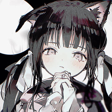 猫耳量産型女子🐾 #フリーアイコン