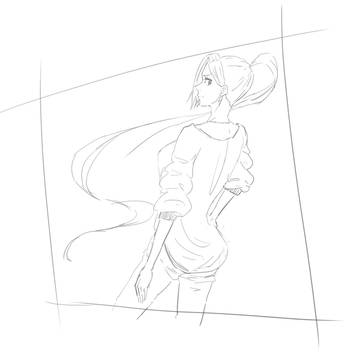 夜中に描いたもの