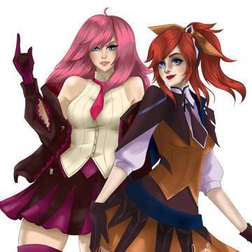 Lux x Katarina - Battle Academia