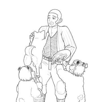 ハロウィーンの落書き
