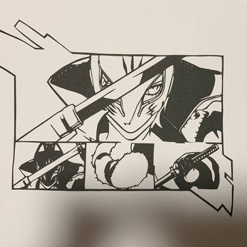 ペルソナ5 フォックス【切り絵】