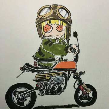 50ccばいくがすきです！