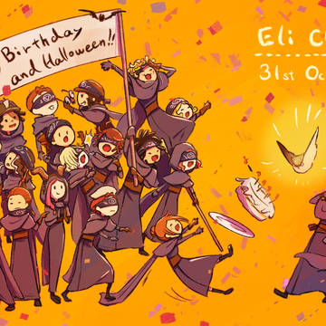 お誕生日とハロウィンごちゃ混ぜお祝いサバイバー