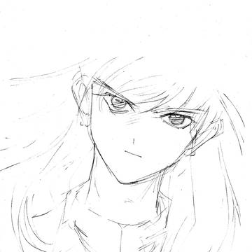 ユエ　ラフ描き