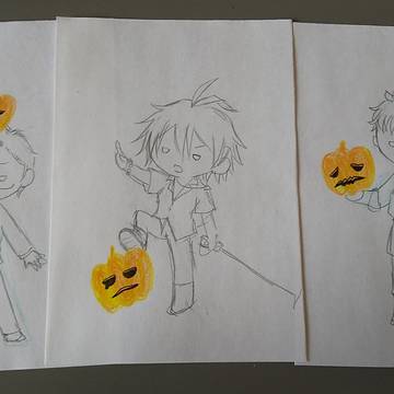 ヨコハマ　ハロウィンパロイラスト