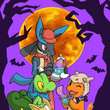 ハロウィンポケカフェ!