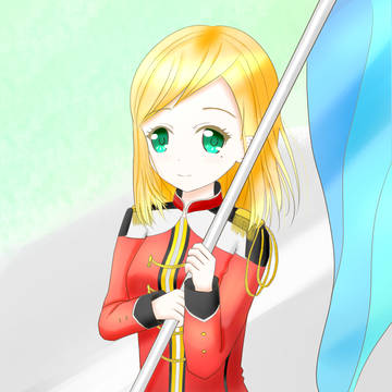 マーチング少女