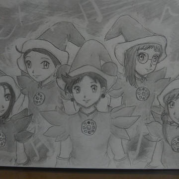 五人の魔女っ娘