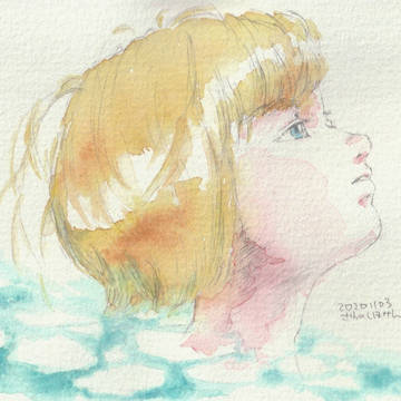 アルミンと海