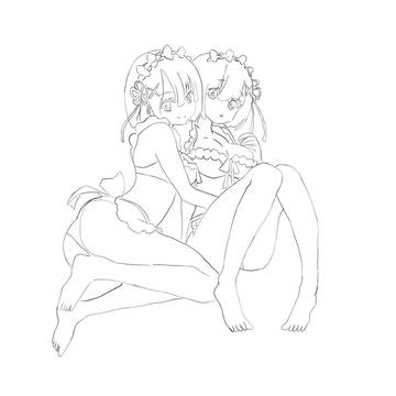 렘람수영복 트레이싱
