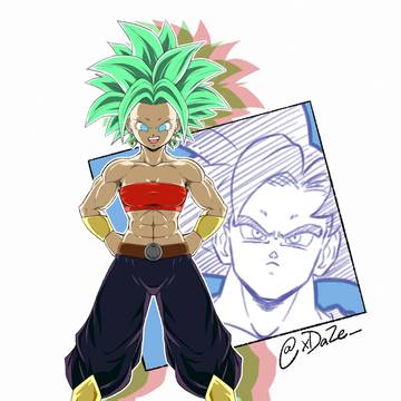 Kefla clothes fused like Vegitos