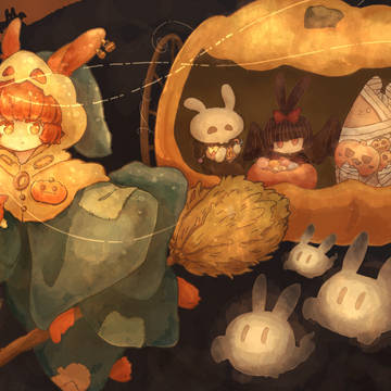 かぼちゃうさぎの魔法