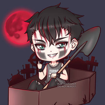 Blood Moon Cemetery - Mary Goore