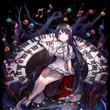 【仕事絵】魔法使いと黒猫のウィズ