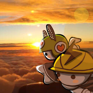 「 夜明けに向かって飛び込んだんだ 」