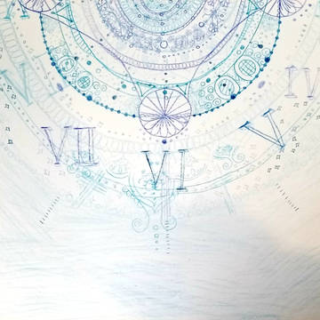 どこまでも青い空。