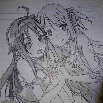 ユウキとアスナ