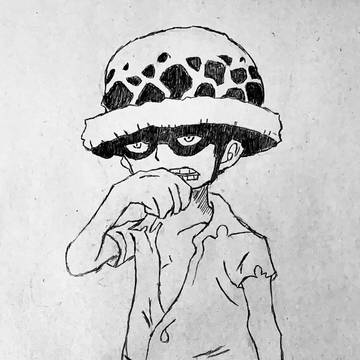 トラファルガー•ロー　模写