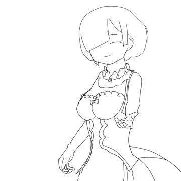 差し伸べる人(下描き3)