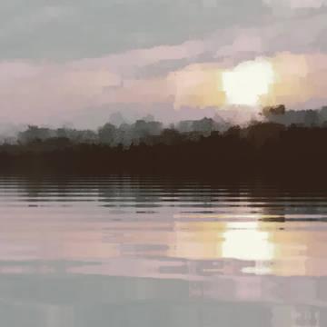 Sunset painting