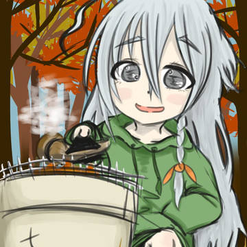 キノコ焼き輝子