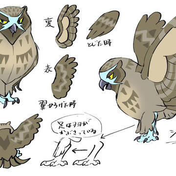 動物設定2（シマフクロウ、オオサンショウウオ、タガメ）