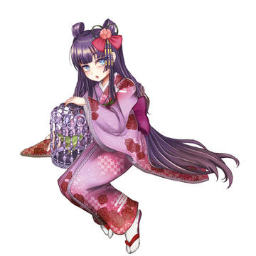 着物を着た女の子