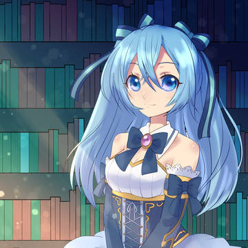 図書館の女の子