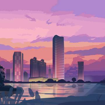 城市插畫