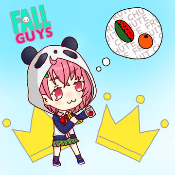 笹木咲　FALL GUYS 祝2連勝