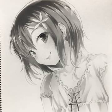 鉛筆模写