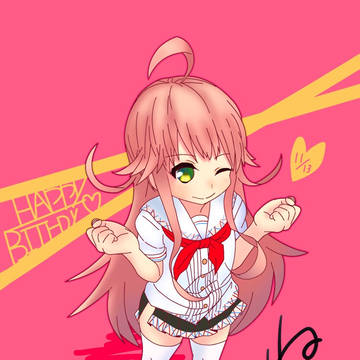 渡会ヒナミ誕生日イラスト