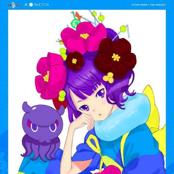 葛飾北斎の色塗り